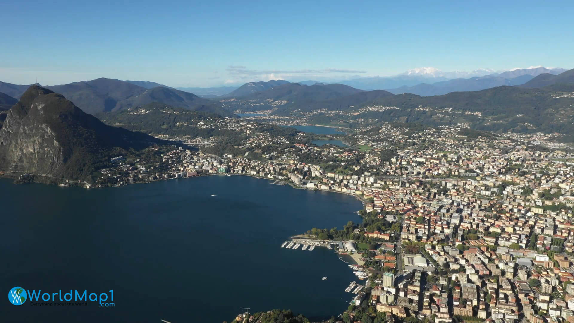 Lugano Aerial View